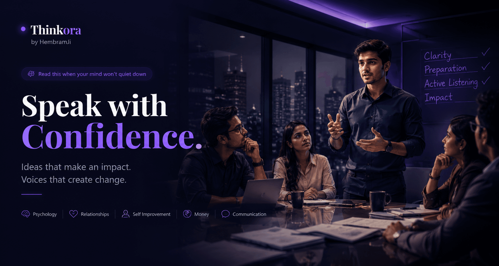 How to Sound Confident in Meetings?