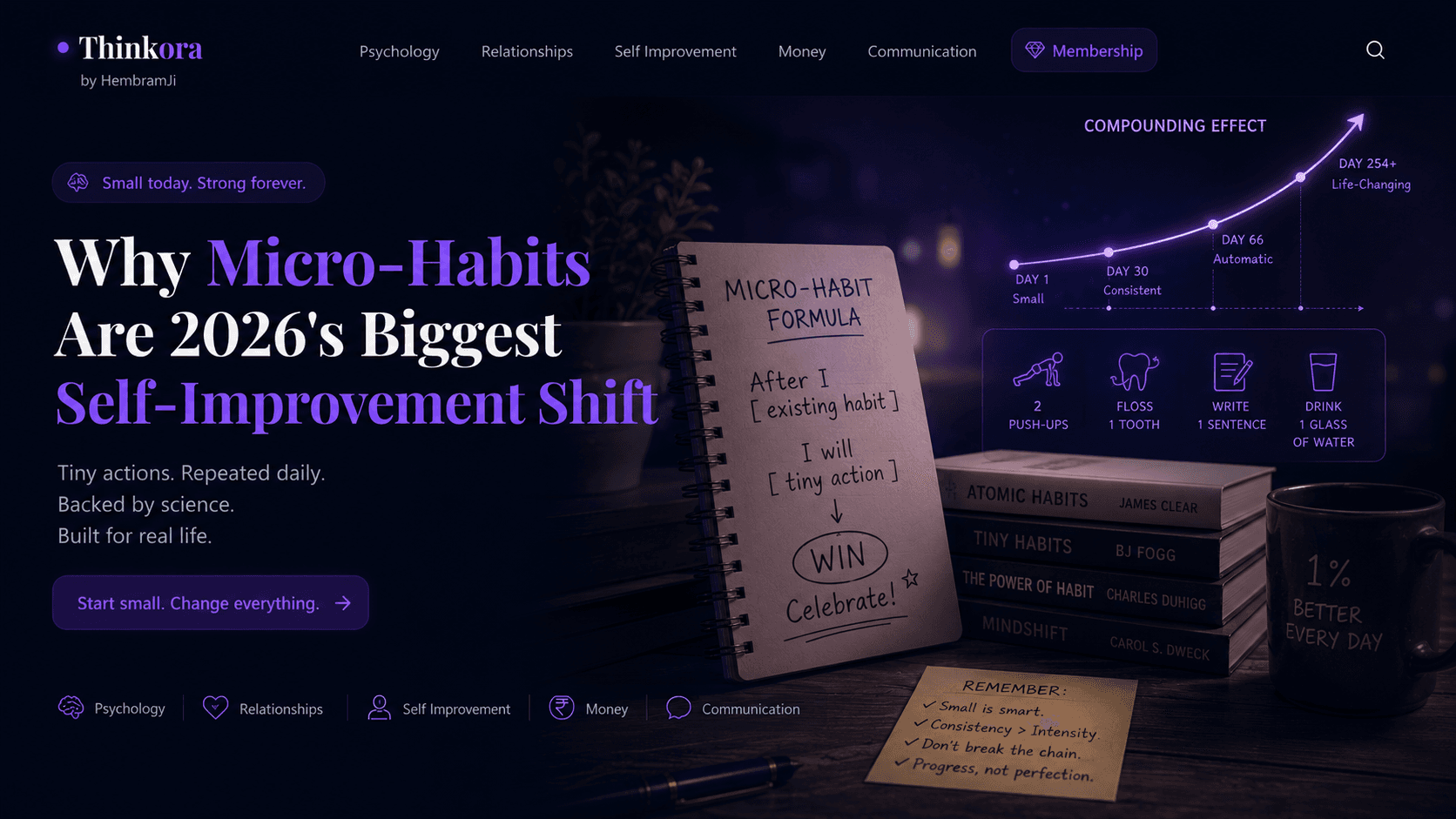 Why Micro-Habits Are 2026's Biggest Self-Improvement Shift
