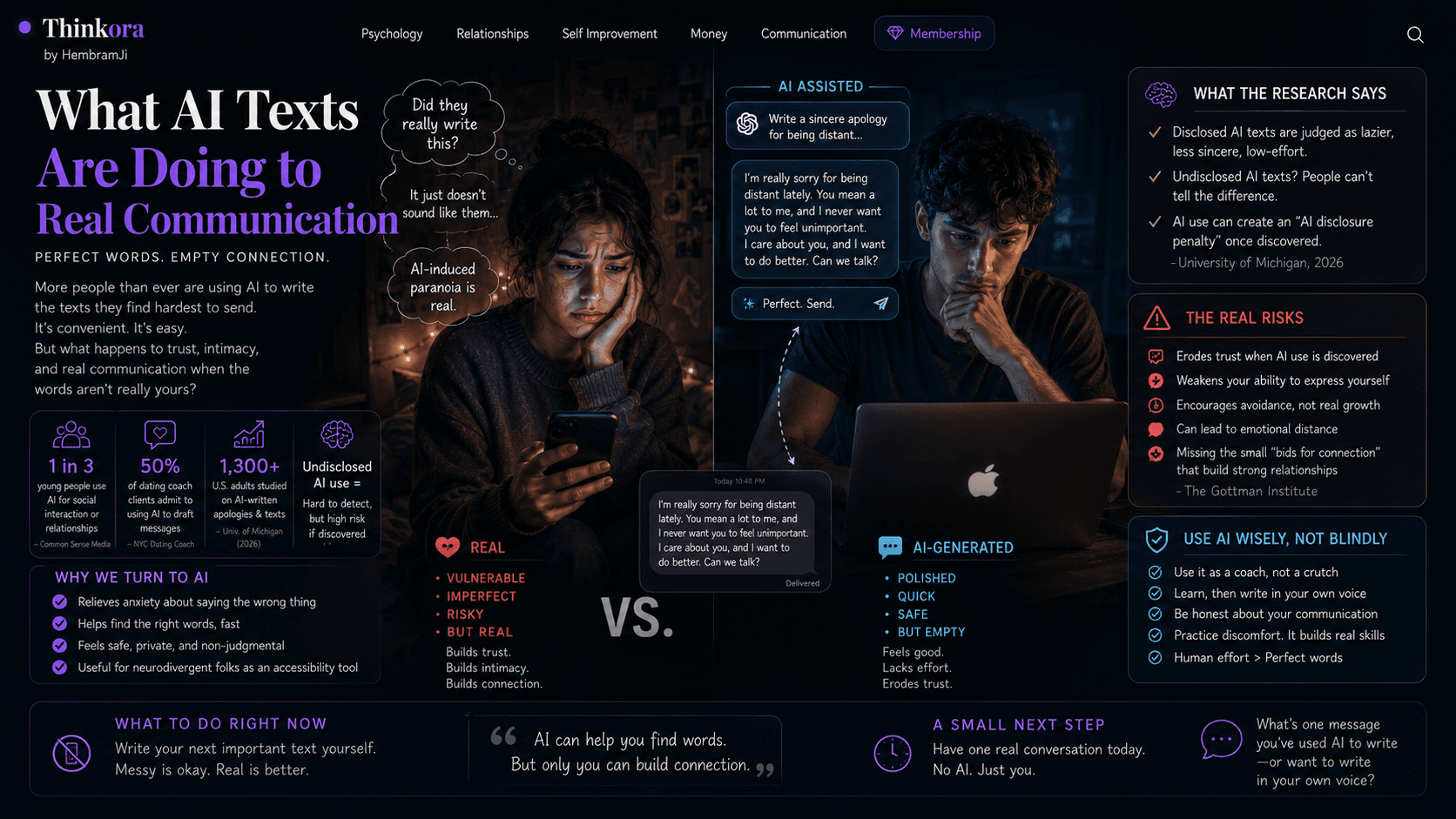 What AI Texts Are Doing to Real Communication
